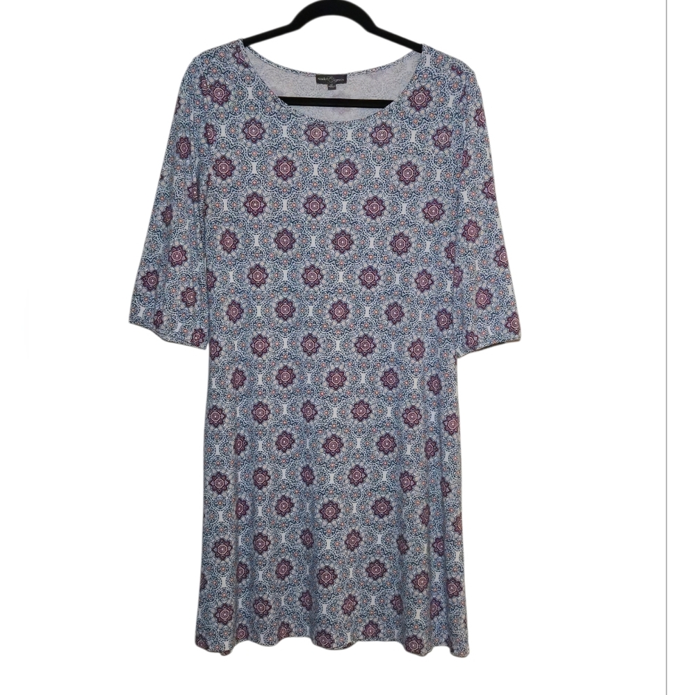 Market & Spruce Knit Dress | 3/4 Sleeve | Size M |